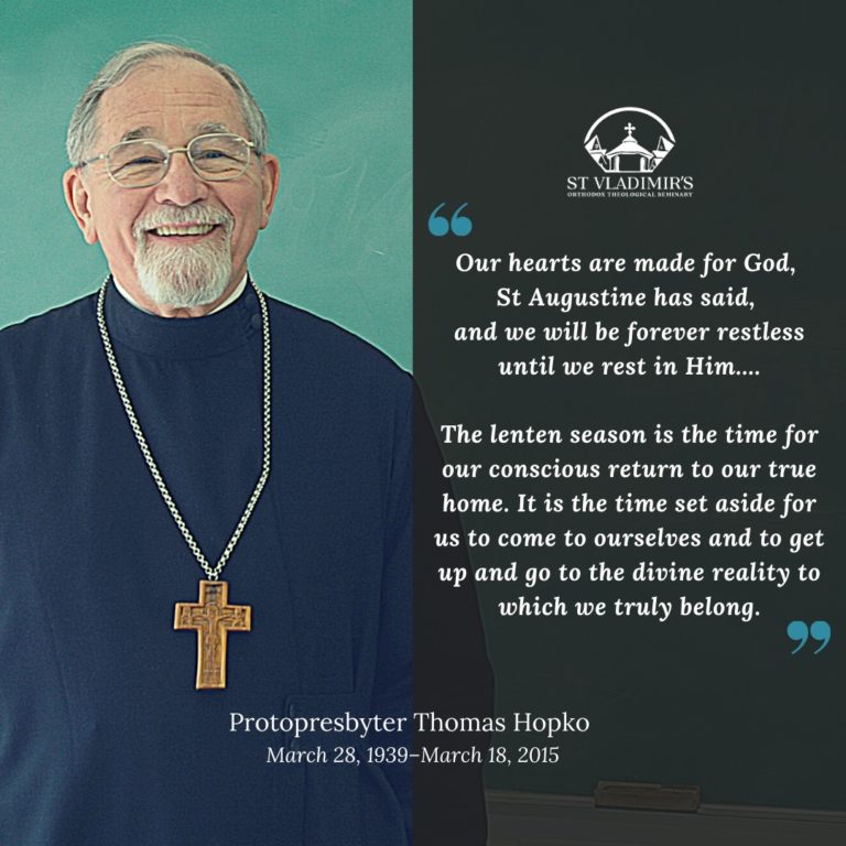 Sixth Anniversary of Repose of Fr. Thomas Hopko – Memory Eternal!